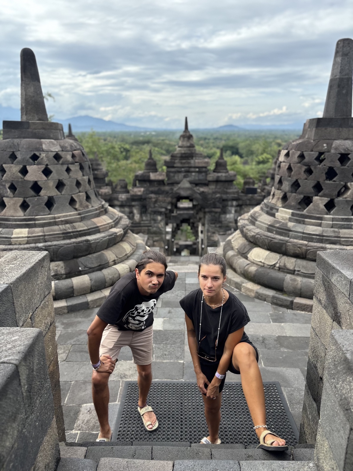 Chrám Borobudur na Jávě
